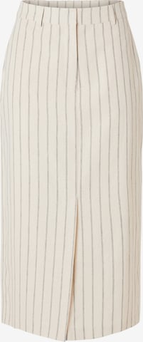 SELECTED FEMME Skirt 'Hilda' in Beige: front