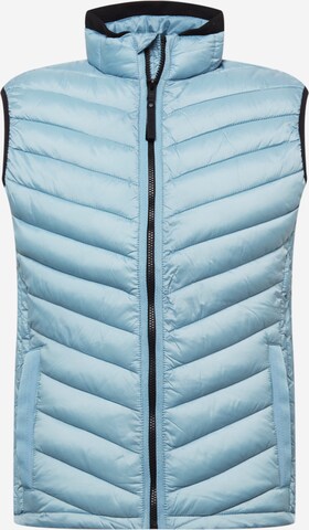 Gilet TOM TAILOR en bleu : devant