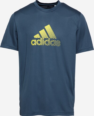 ADIDAS PERFORMANCE Camiseta funcional en azul oscuro / amarillo, Vista del producto