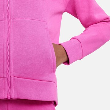 Nike Sportswear - Casaco em moletão em rosa