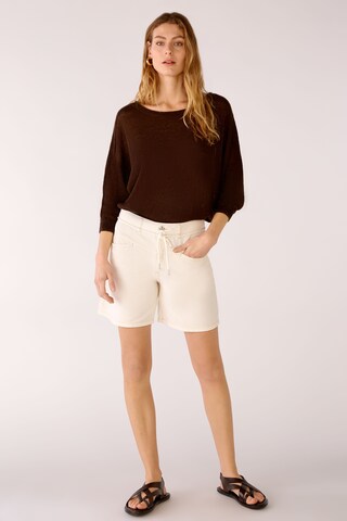 OUI Loose fit Trousers in White