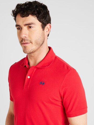 La Martina Poloshirt in Rot