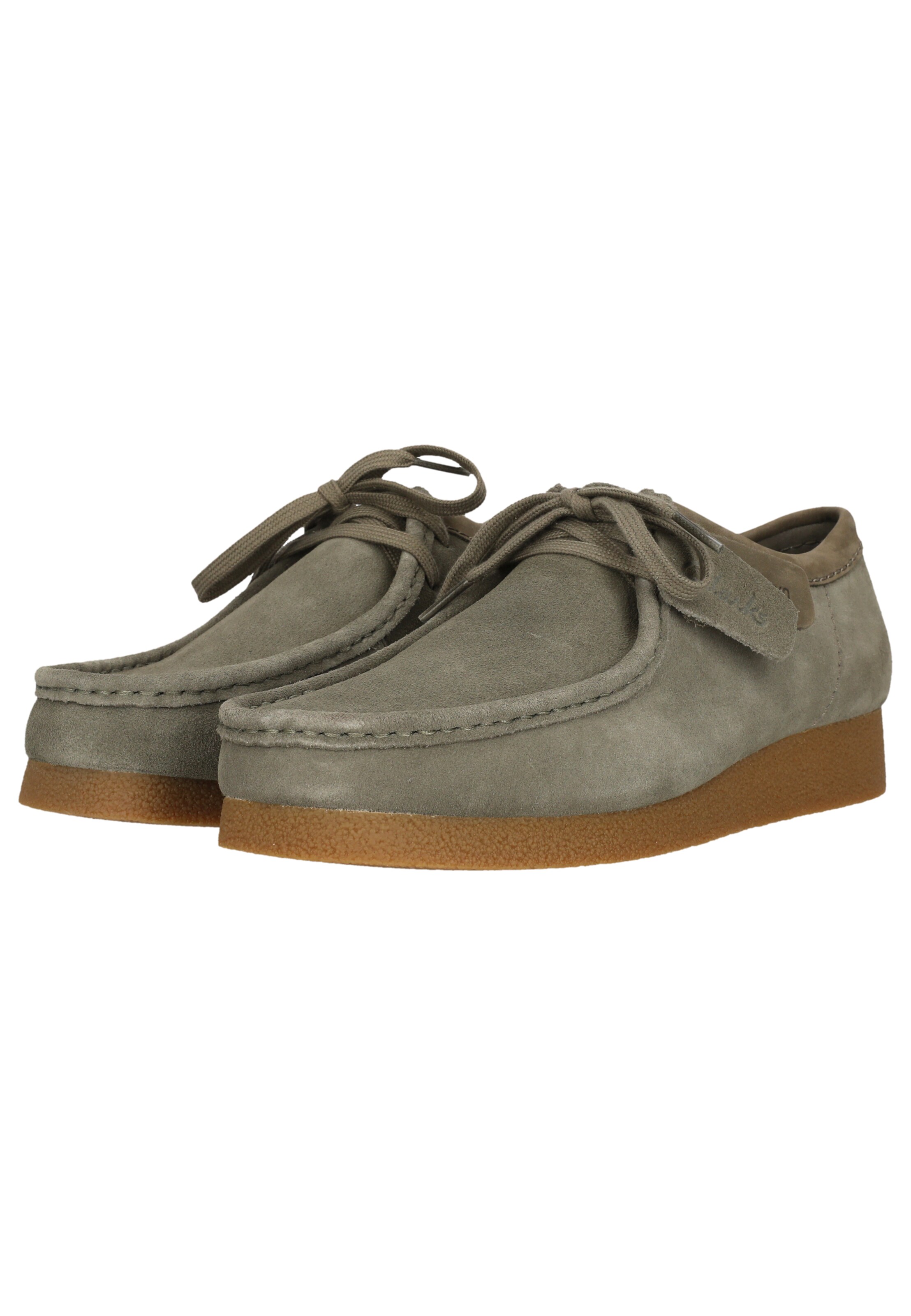 CLARKS Mocassins 'WallabeeEVO' in Groen