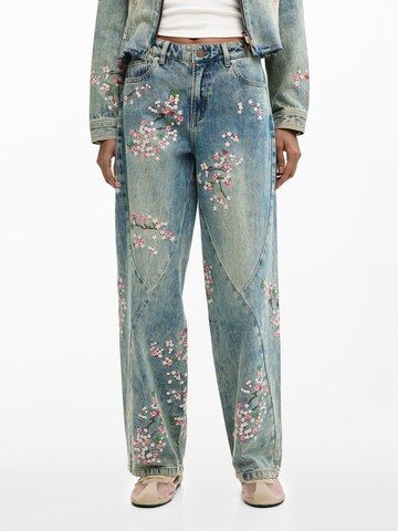 Desigual Loosefit Jeans i blå: framsida