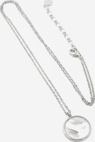 Sergio Engel Kette 'Beach Kette 02 Elegante Edelstahlkette mit Natursteinanhänger' in Weiß: Vorderseite