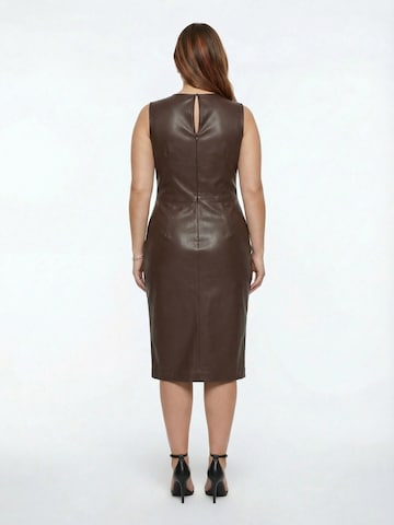 Robe 'Lisann' Guido Maria Kretschmer Curvy en marron