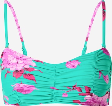 Seafolly Bandeau Bikinitop in Groen: voorkant