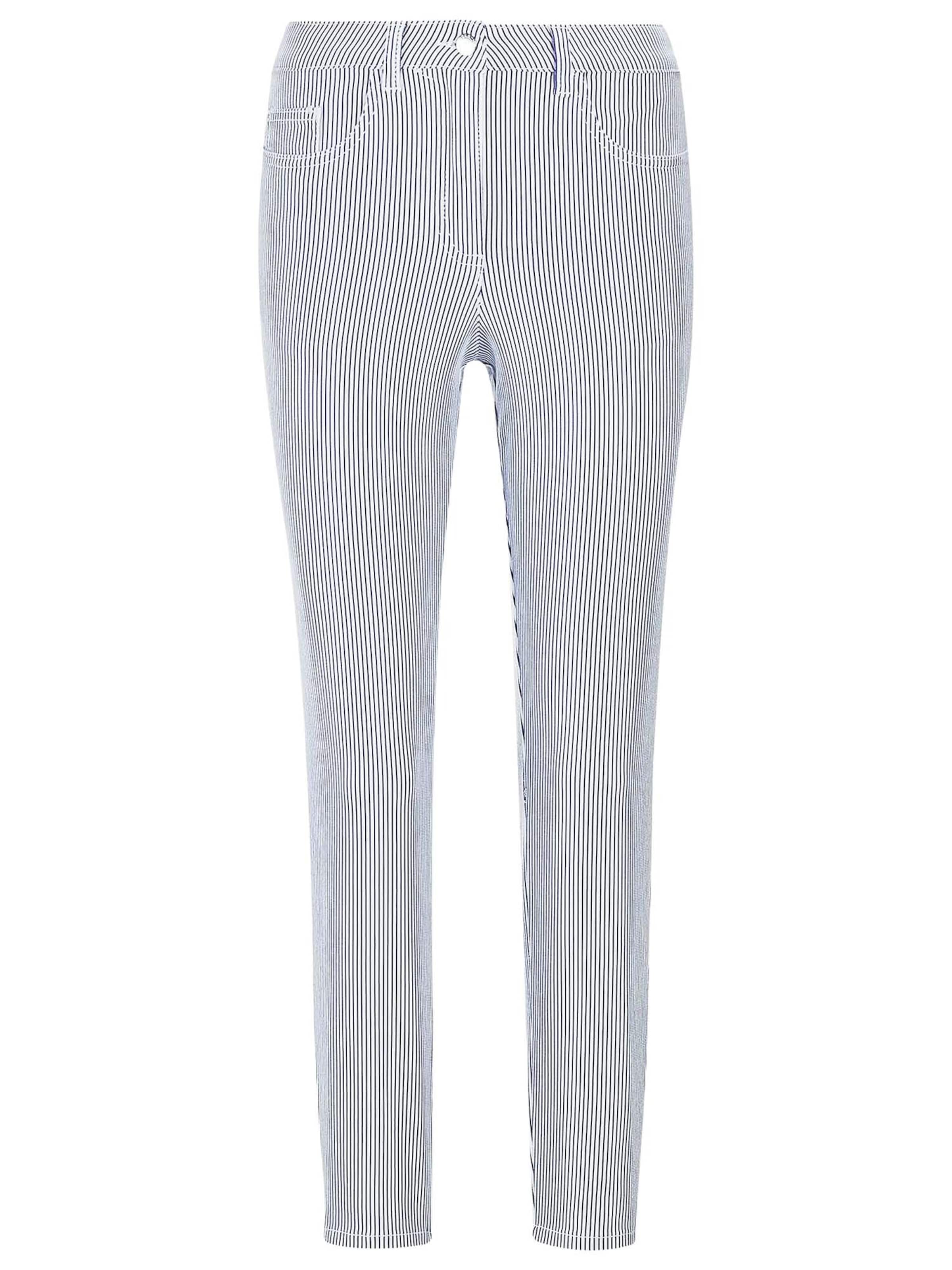 MADELEINE Slimfit Jeans in Wit: voorkant