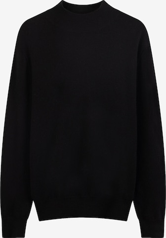 GOBI Cashmere - Jersey 'Men's Timeless Mock Neck Cashmere Sweater' en negro: frente