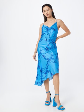 Robe de cocktail 'ALEXIA ISABELLA' AllSaints en bleu : devant