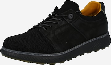 bugatti Athletic lace-up shoe in Black: front