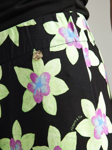 Harper & Yve - Pierna ancha Pantalón en negro