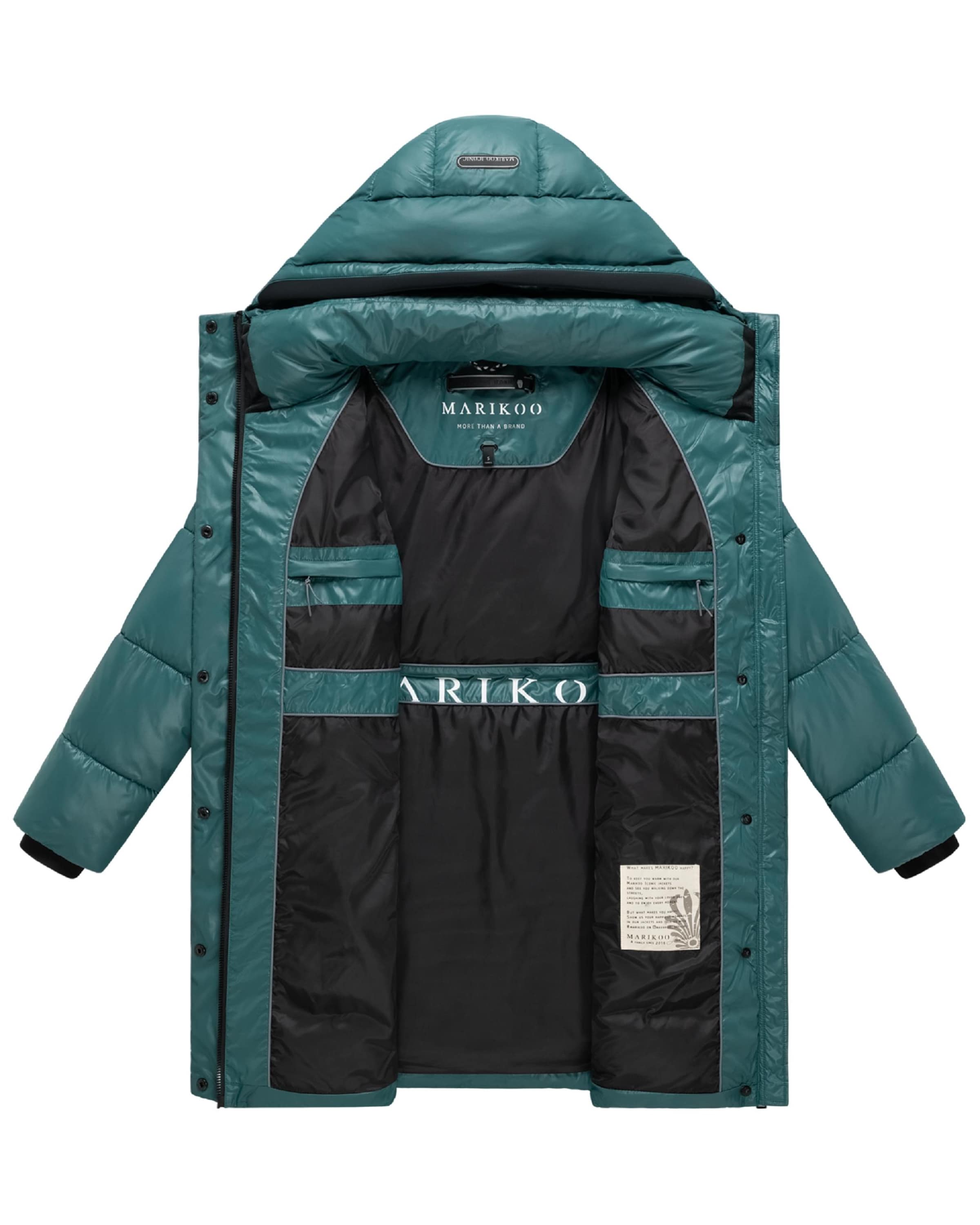 Manteau d’hiver 'Yumee XVI' MARIKOO en vert