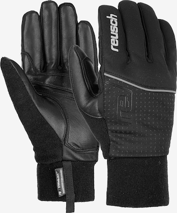 REUSCH Athletic Gloves 'Roald STORMBLOXX™' in Black: front