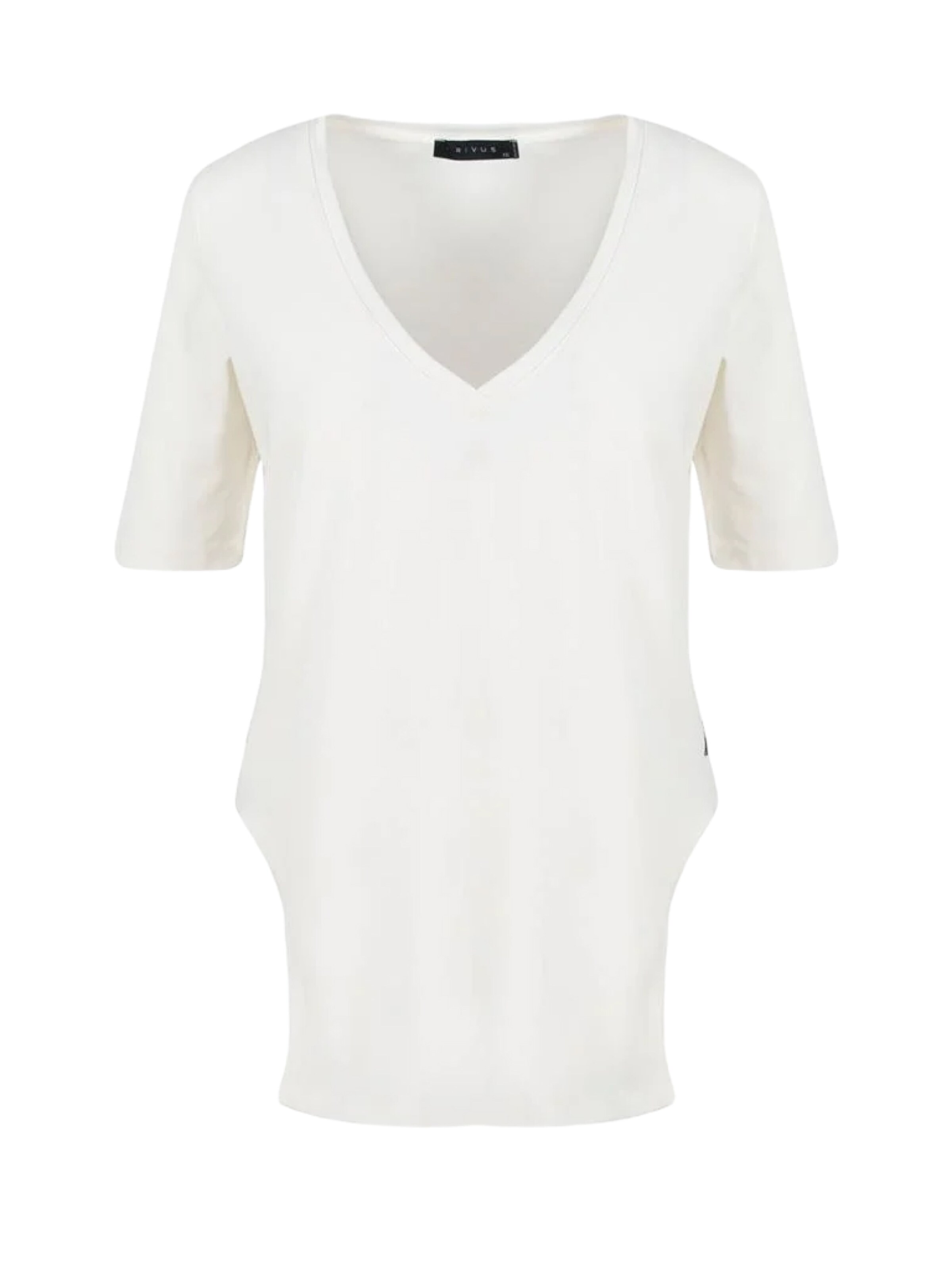 T-shirt Rivus en blanc : devant