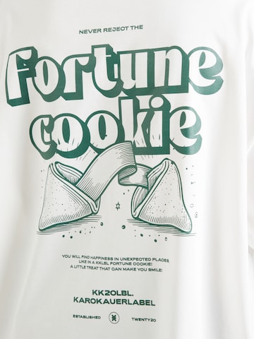 Karo Kauer - Camisa 'Fortune Cookie' em branco