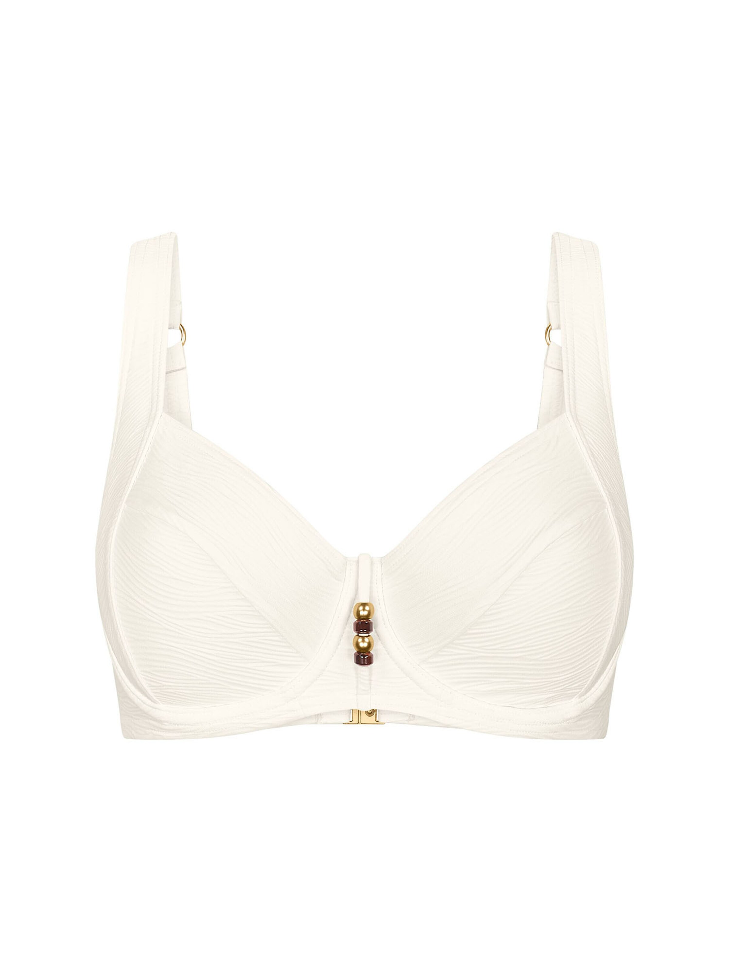 TRIUMPH Bustier Bikinitop ' Red Label Summer Dune ' in Beige: voorkant
