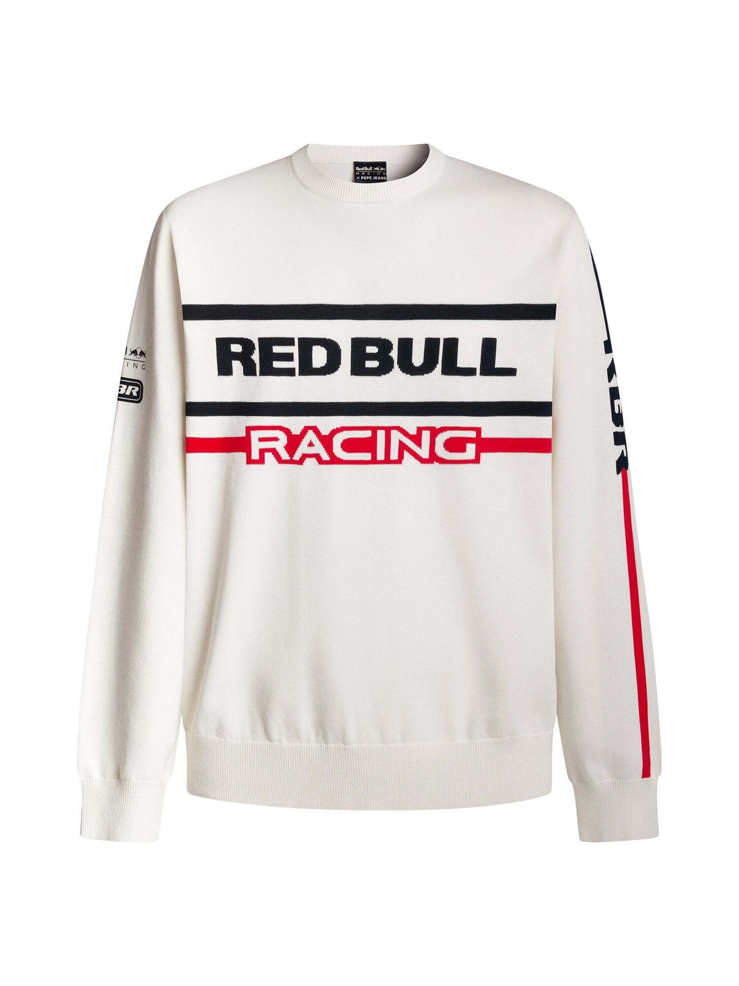 Red Bull Racing x Pepe Jeans Sweatshirt in White: front