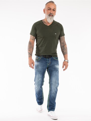 Rock Creek Loosefit Jeans in Blau