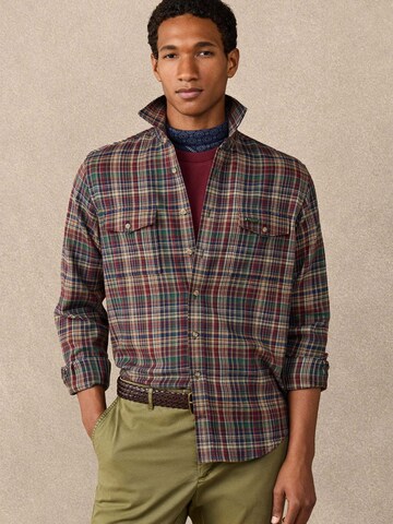 Regular fit Camicia 'Heritage Coutry' di Hackett London in blu