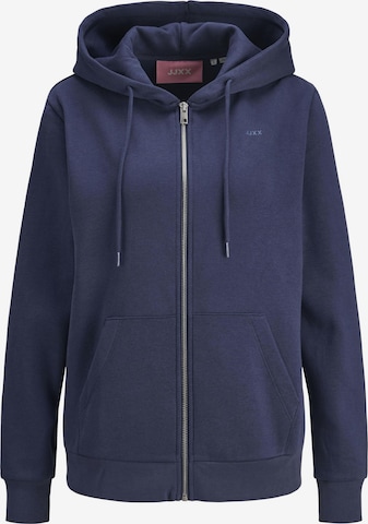 JJXX - Sudadera con cremallera 'JXAbbie' en azul: frente