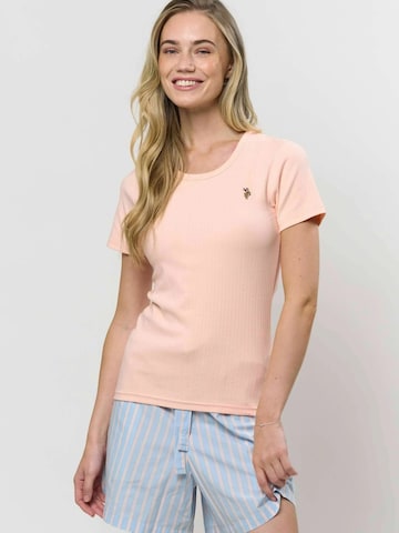U.S. POLO ASSN. Shirts 'Carola' i pink: forside