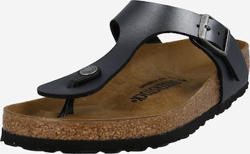 BIRKENSTOCK T-bar sandals 'Gizeh' in Black: front