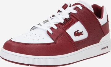 Sneaker low 'COURT CAGE' de la LACOSTE pe roșu: față