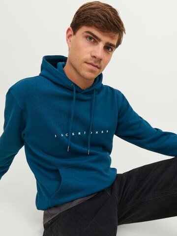 JACK & JONES Sweatshirt 'Star' i blå