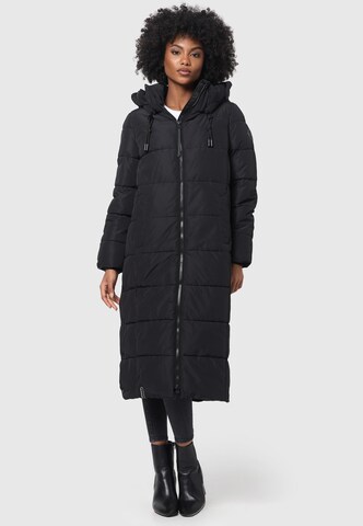 MARIKOO Raincoat 'Nadeshikoo XVI' in Black: front