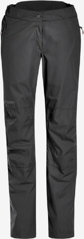 Maier Sports Regular Outdoor Pants 'Raindrop L' in Black: front