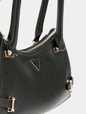 GUESS Schultertasche 'Rosalba' in Schwarz