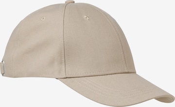 JACK & JONES Cap in Beige: front