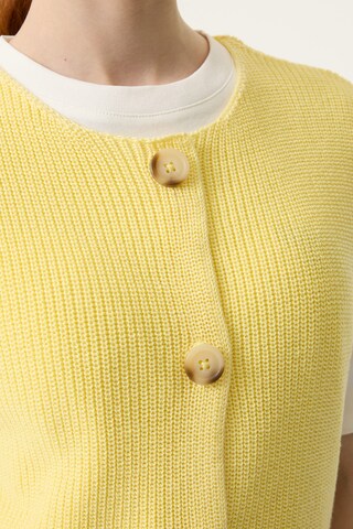 GARCIA Knit cardigan in Yellow