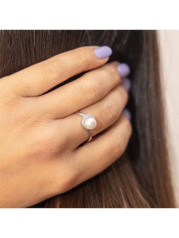 Zeeme Ring in Weiß: Vorderseite