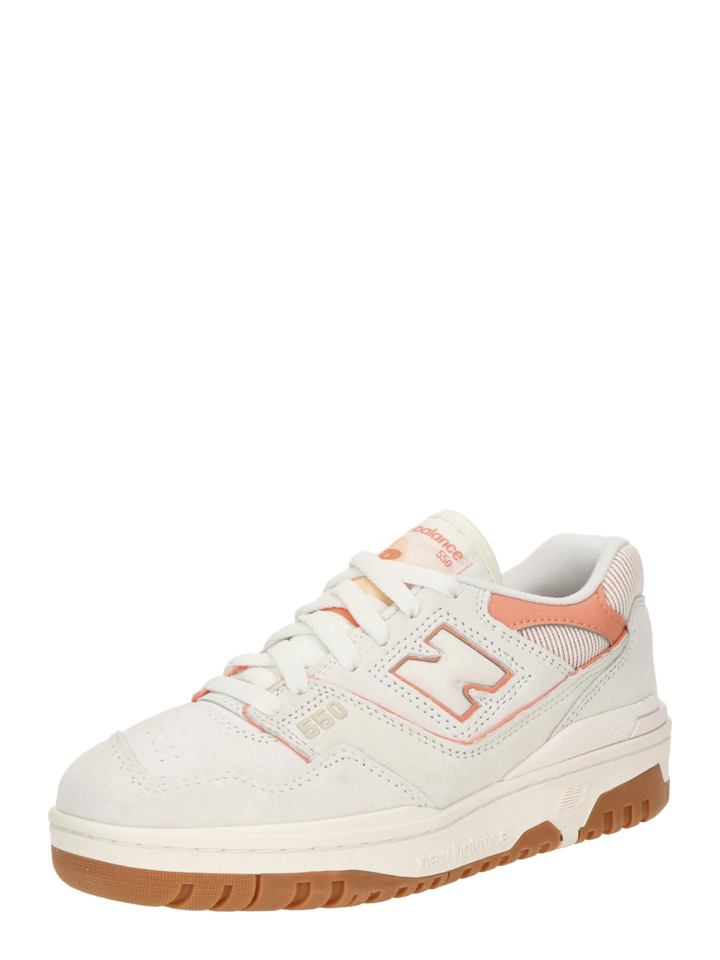 Sneaker low '550' de la new balance pe bej: față