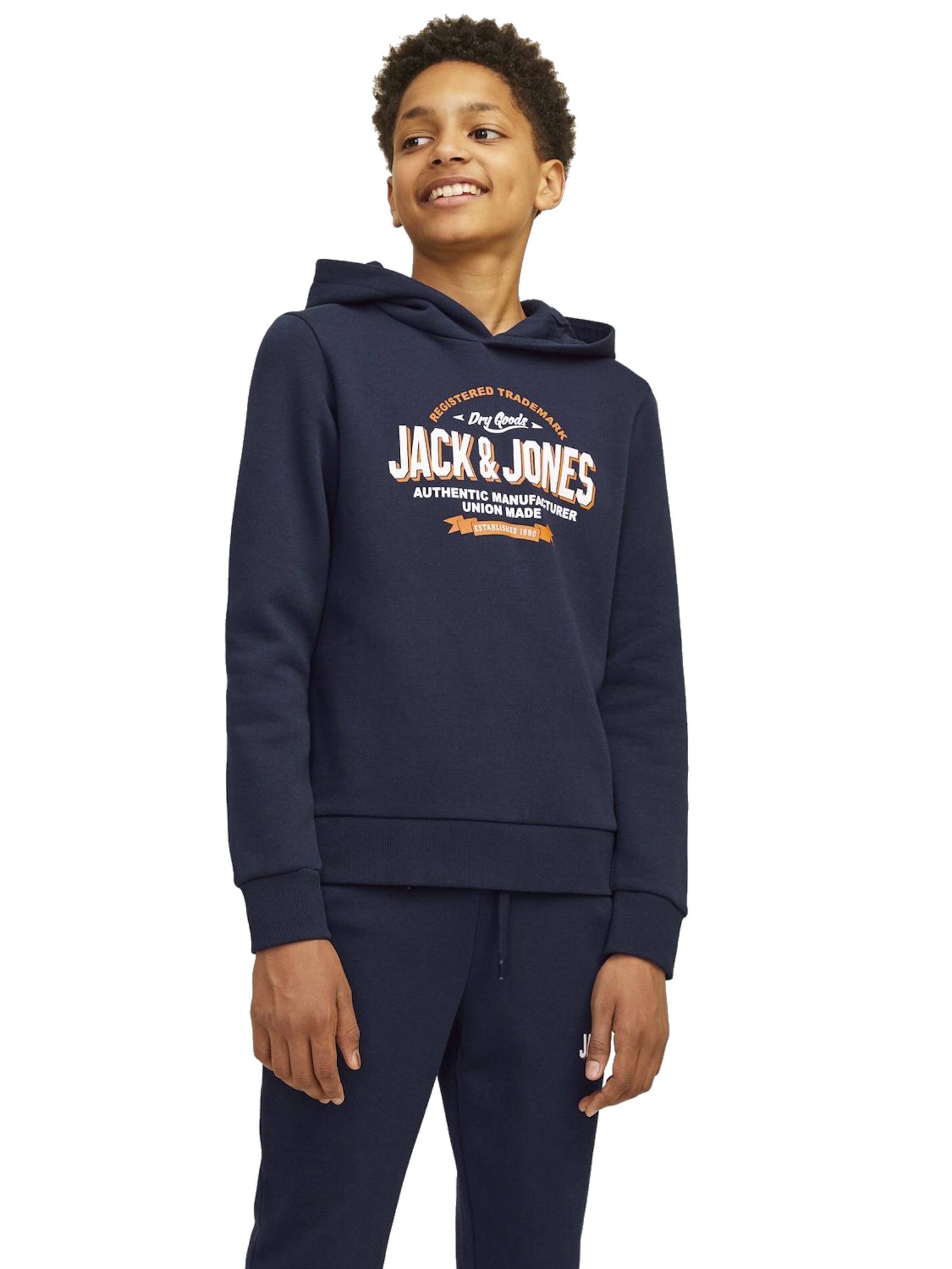 Jack & Jones Junior Μπλούζα φούτερ σε μπλε: μπροστά