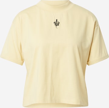 T-shirt 'Selina' ABOUT YOU x INNA en beige : devant