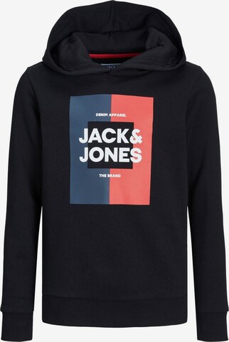 Jack & Jones Junior Sweatshirt in Zwart: voorkant