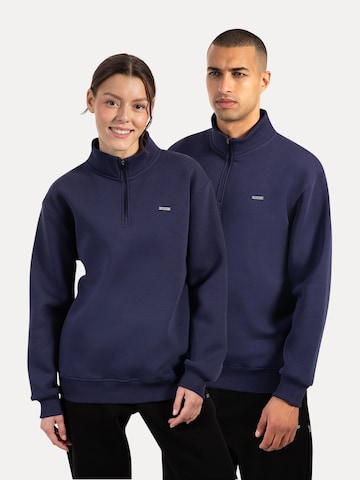 Veste de survêtement 'Jago' Smilodox en bleu : devant