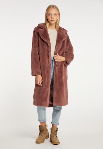 taddy Between-Seasons Coat in Brown