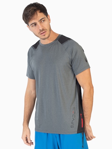 Spyder Funkcionalna majica | siva barva: sprednja stran