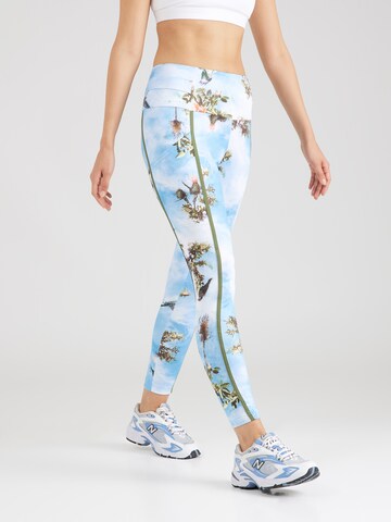 Skinny Pantalon de sport COLUMBIA en bleu : devant