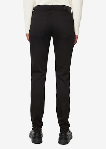 Coupe slim Pantalon 'Alby' Marc O'Polo en noir