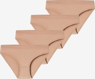 Slip ' Invisible Cotton ' SCHIESSER en beige : devant