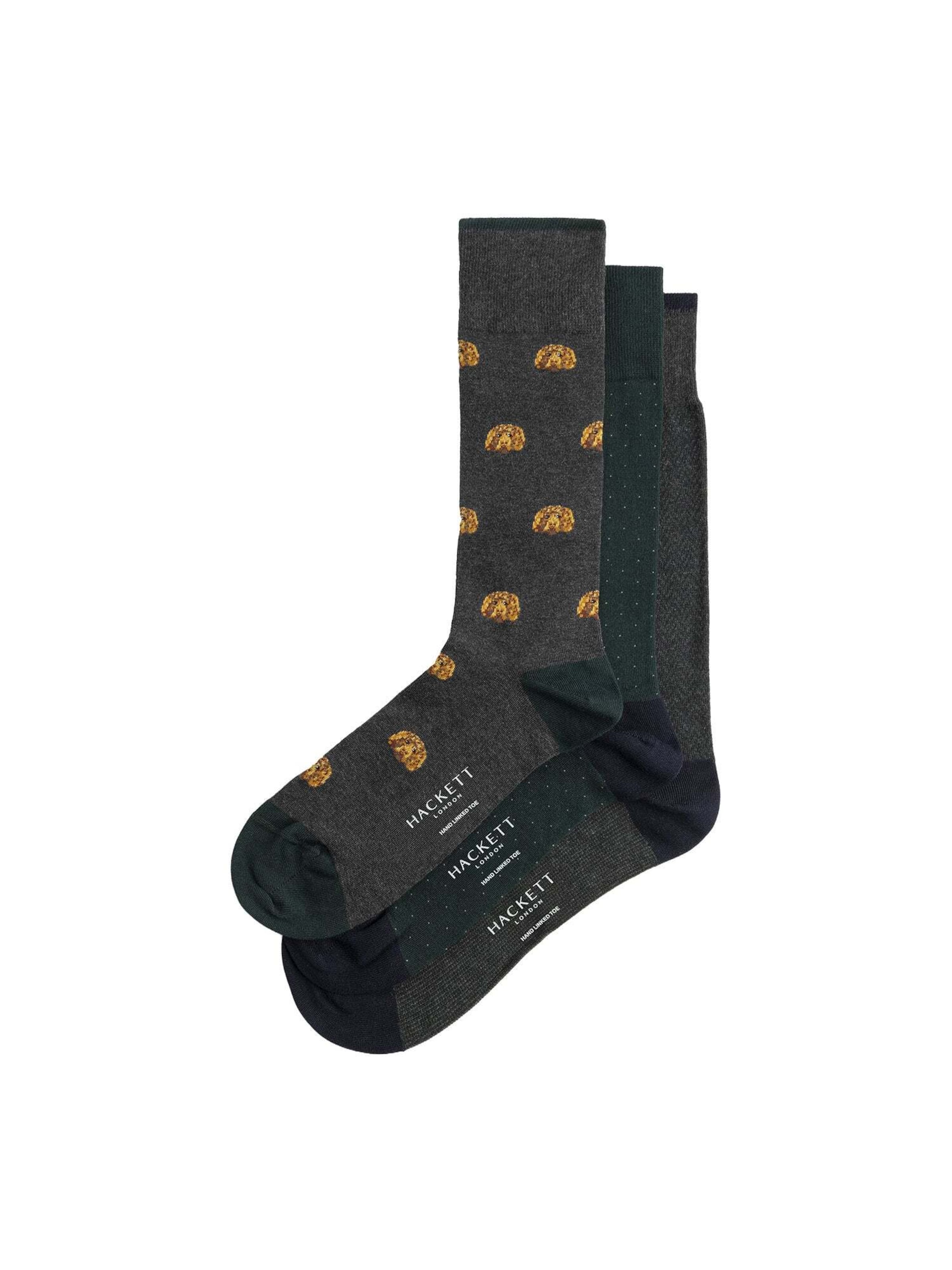 Calzino 'Harry' di Hackett London in grigio: frontale