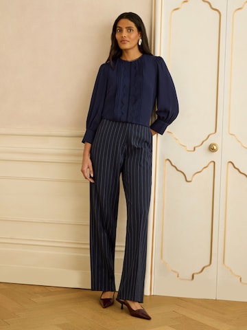 love & roses Blouse in Blauw