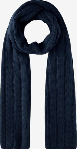 FALKE Scarf 'Pure Cashmere' in Blue: front