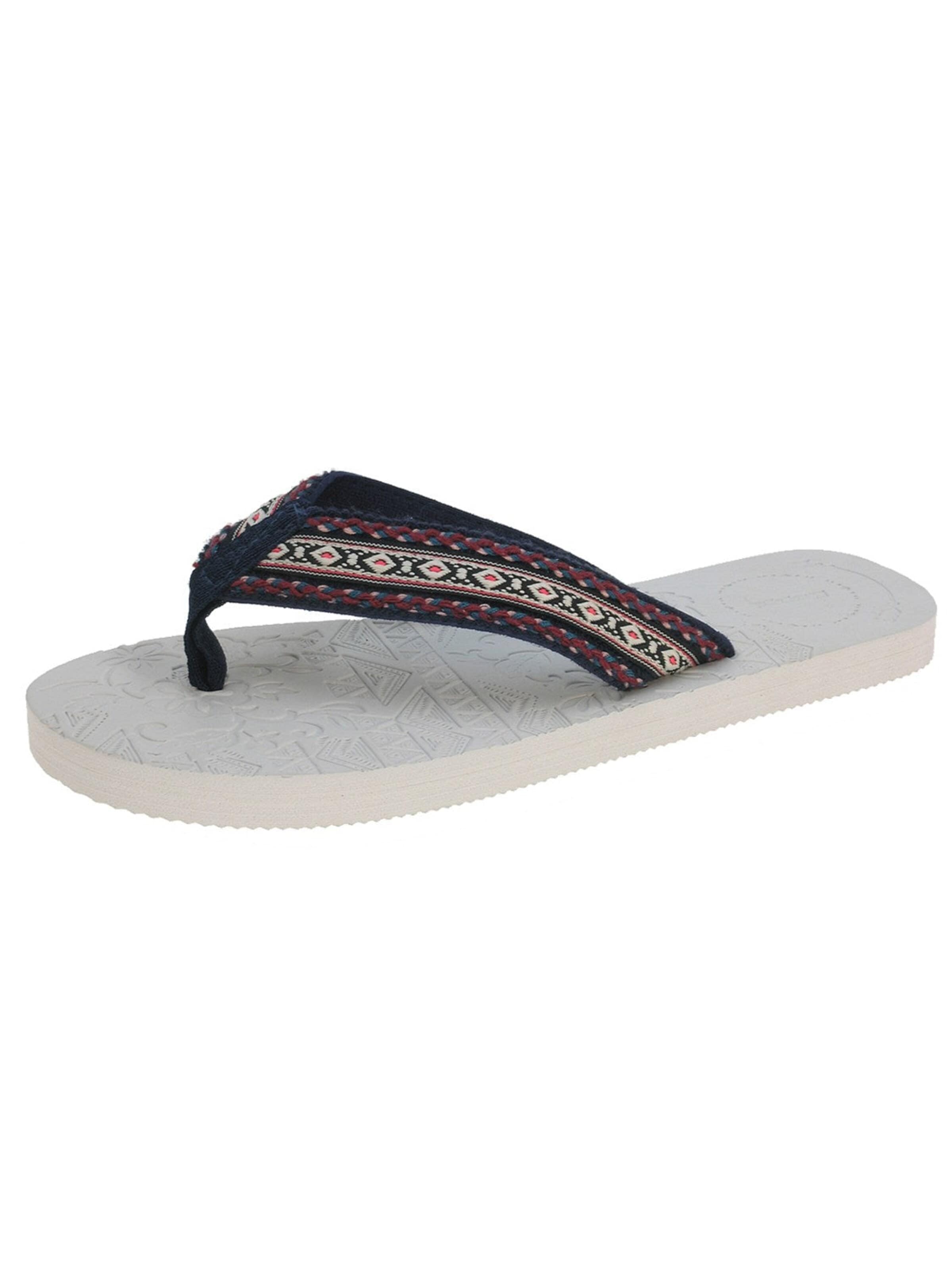 Beppi Teenslipper in Blauw: voorkant