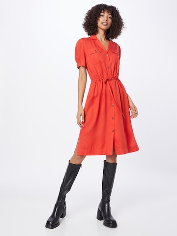 ESPRITKošulja haljina - crvena boja: prednji dio